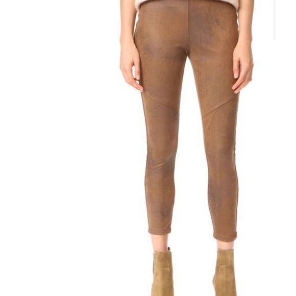 Free People Pants - Free people Vegan Suede 28